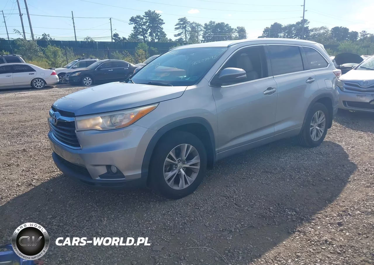 2015 Toyota Highlander Xle V6 VIN:5TDJKRFH6FS198590 - 2