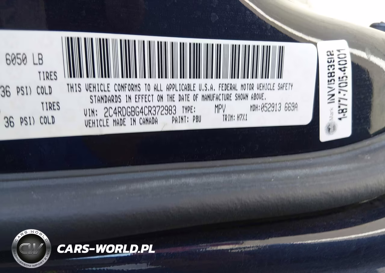 2012 Dodge Grand Caravan Se-Avp VIN:2C4RDGBG4CR372983 - 9