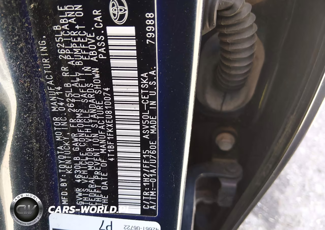 2014 Toyota Camry Se VIN:4T1BF1FKXEU810074 - 9