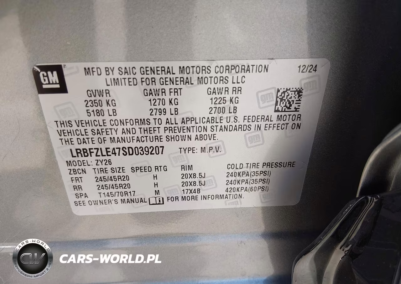 2025 Buick Envision Sport Touring Awd VIN:LRBFZLE47SD039207 - 9