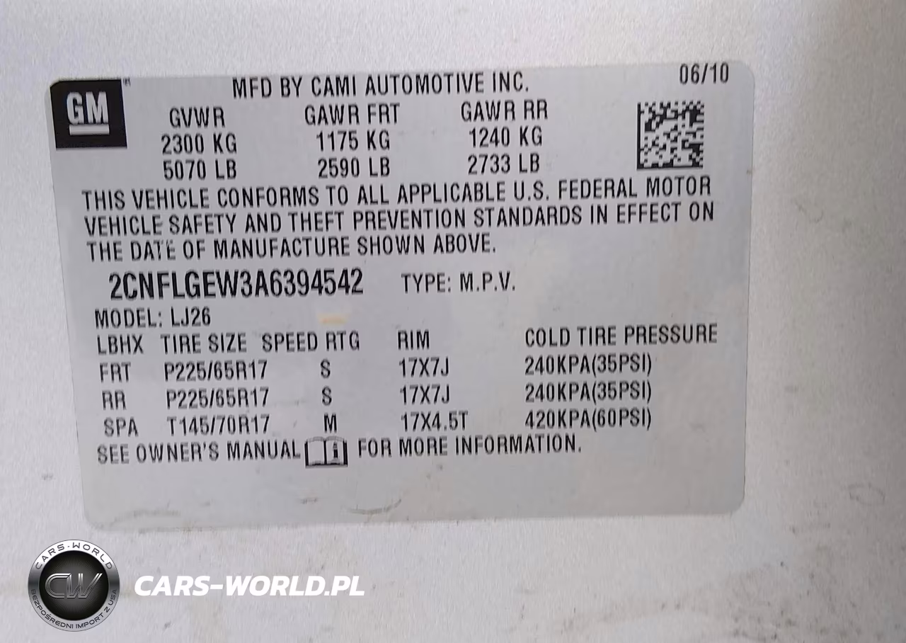 2010 Chevrolet Equinox Ltz VIN:2CNFLGEW3A6394542 - 9