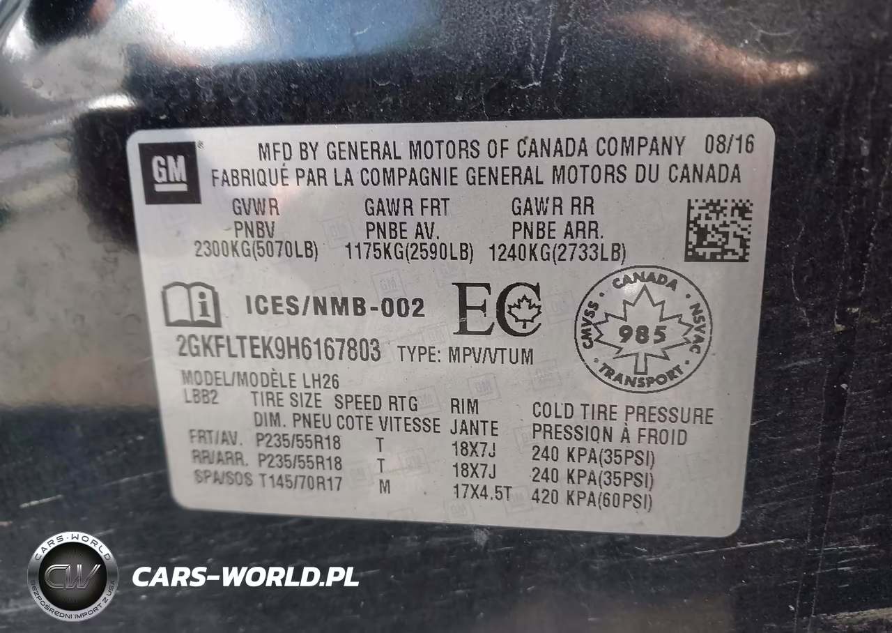 2017 GMC Terrain Sle-2 VIN:2GKFLTEK9H6167803 - 9