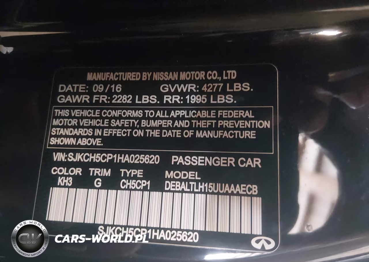 2017 Infiniti Qx30 Sport VIN:SJKCH5CP1HA025620 - 9