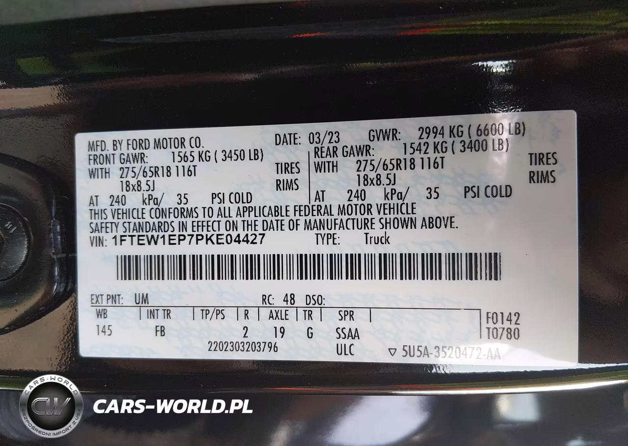 2023 Ford F-150 Xlt VIN:1FTEW1EP7PKE04427 - 9