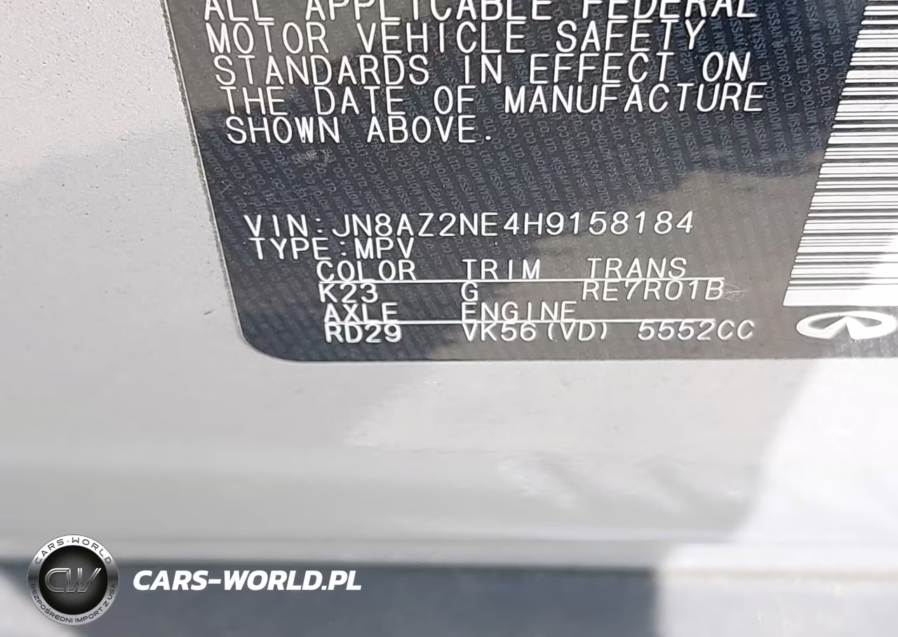 2017 Infiniti Qx80 VIN:JN8AZ2NE4H9158184 - 9