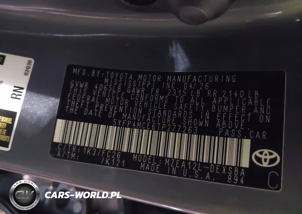 2026 Toyota Corolla Se VIN:5YFP4MCE6TP277263 - 9