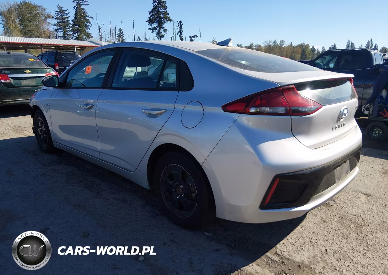 2017 Hyundai Ioniq Blue VIN:KMHC65LC8HU040079 - 3