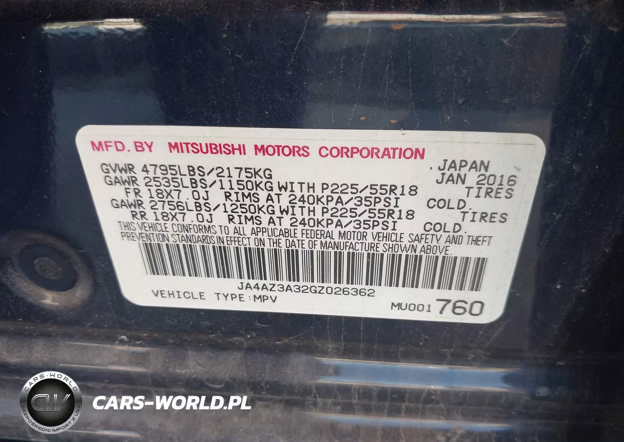 2016 Mitsubishi Outlander Sel VIN:JA4AZ3A32GZ026362 - 9