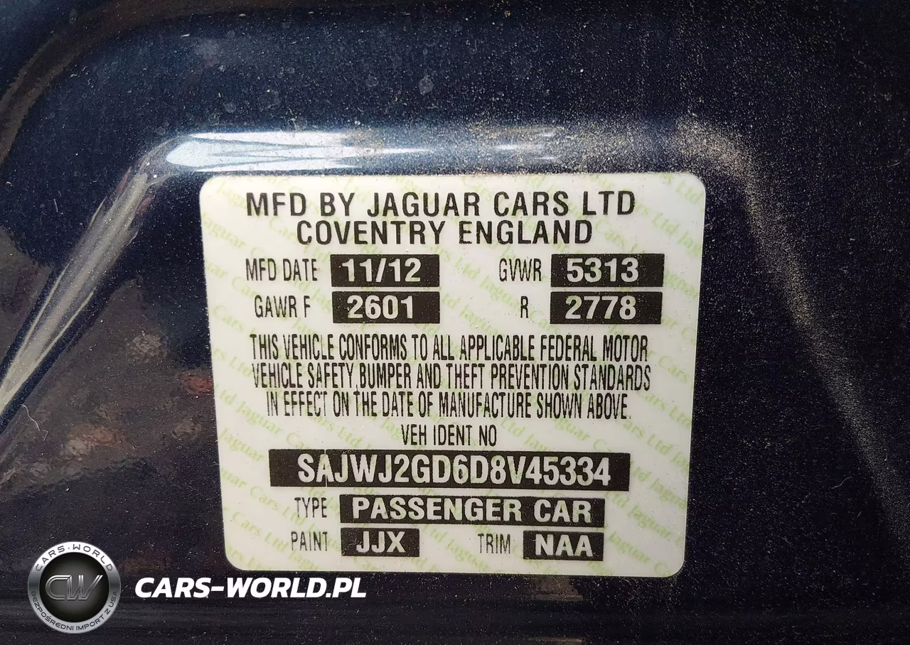 2013 Jaguar Xj Xjl Portfolio VIN:SAJWJ2GD6D8V45334 - 9