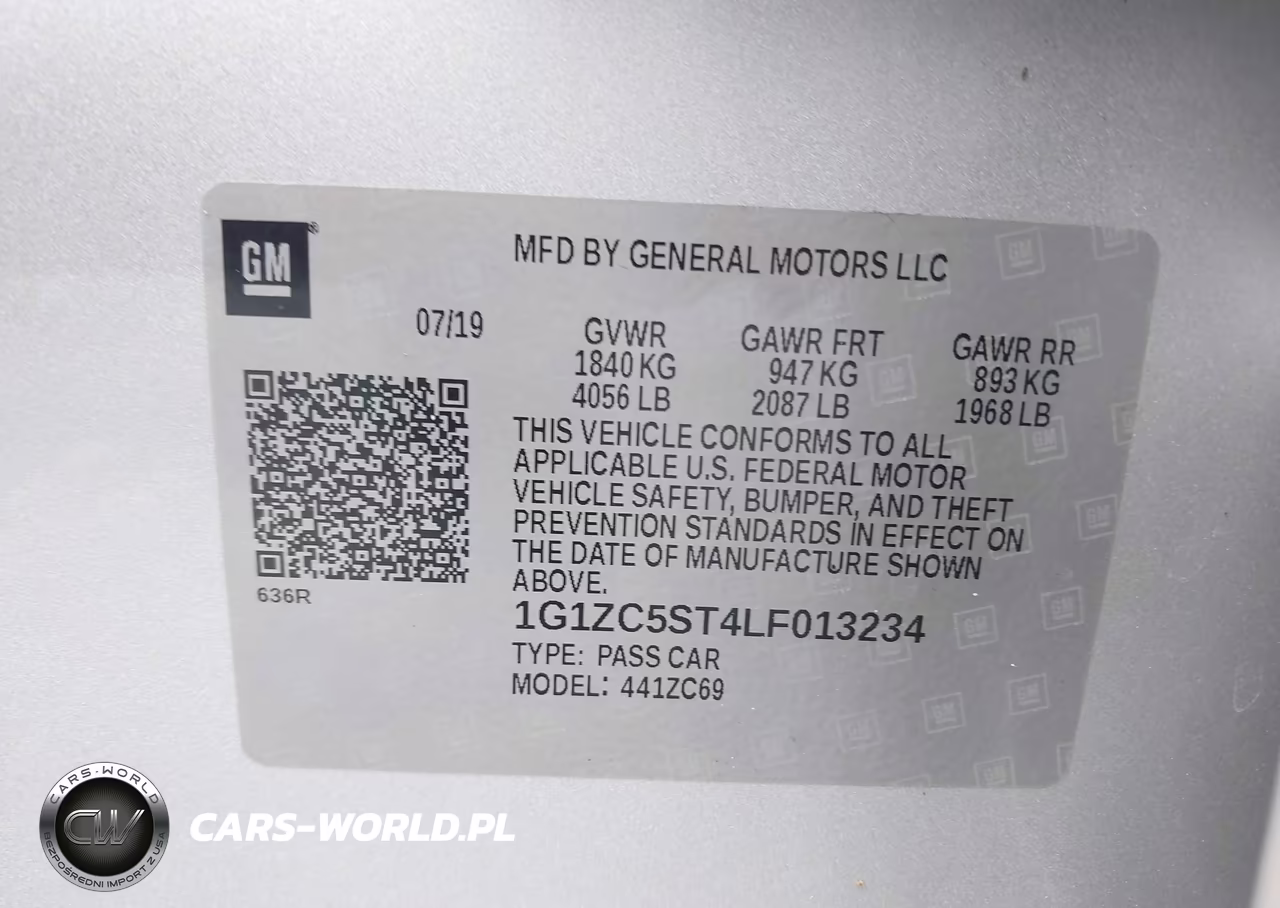 2020 Chevrolet Malibu Fwd 1Fl VIN:1G1ZC5ST4LF013234 - 9