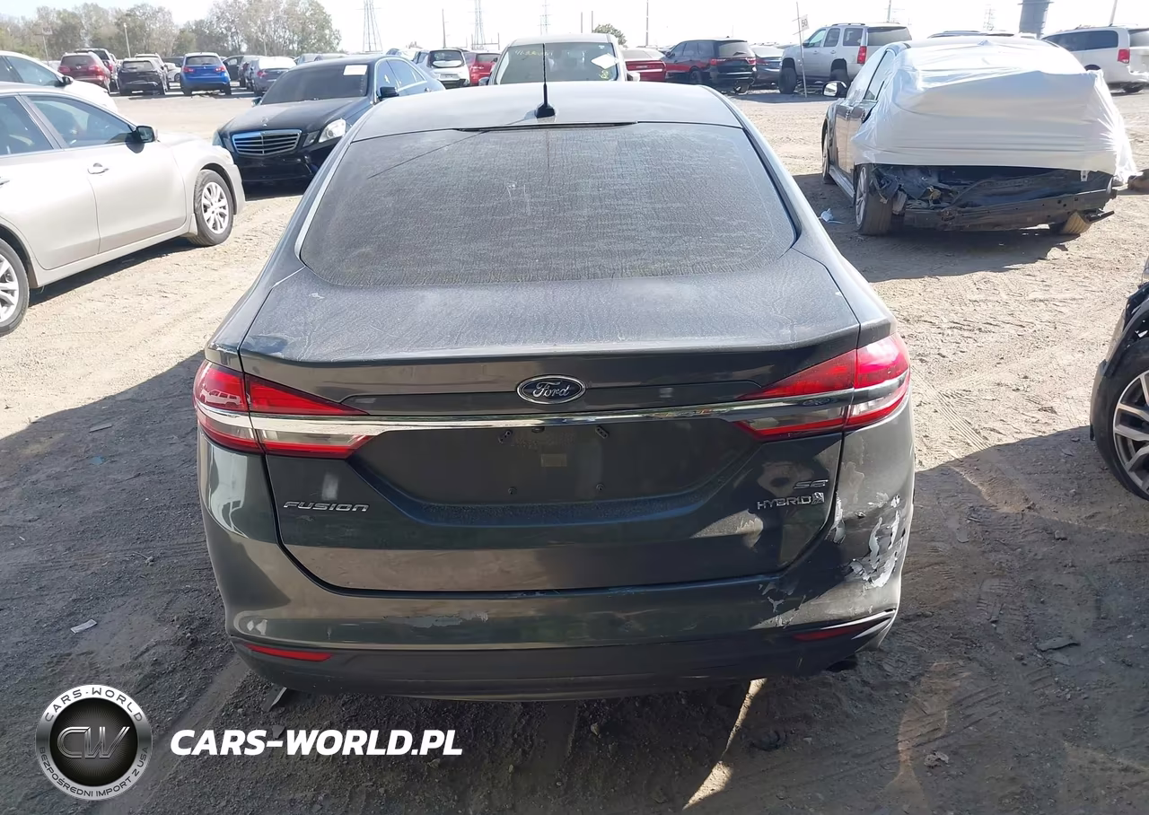 2018 Ford Fusion Hybrid Se VIN:3FA6P0LU7JR172229 - 6