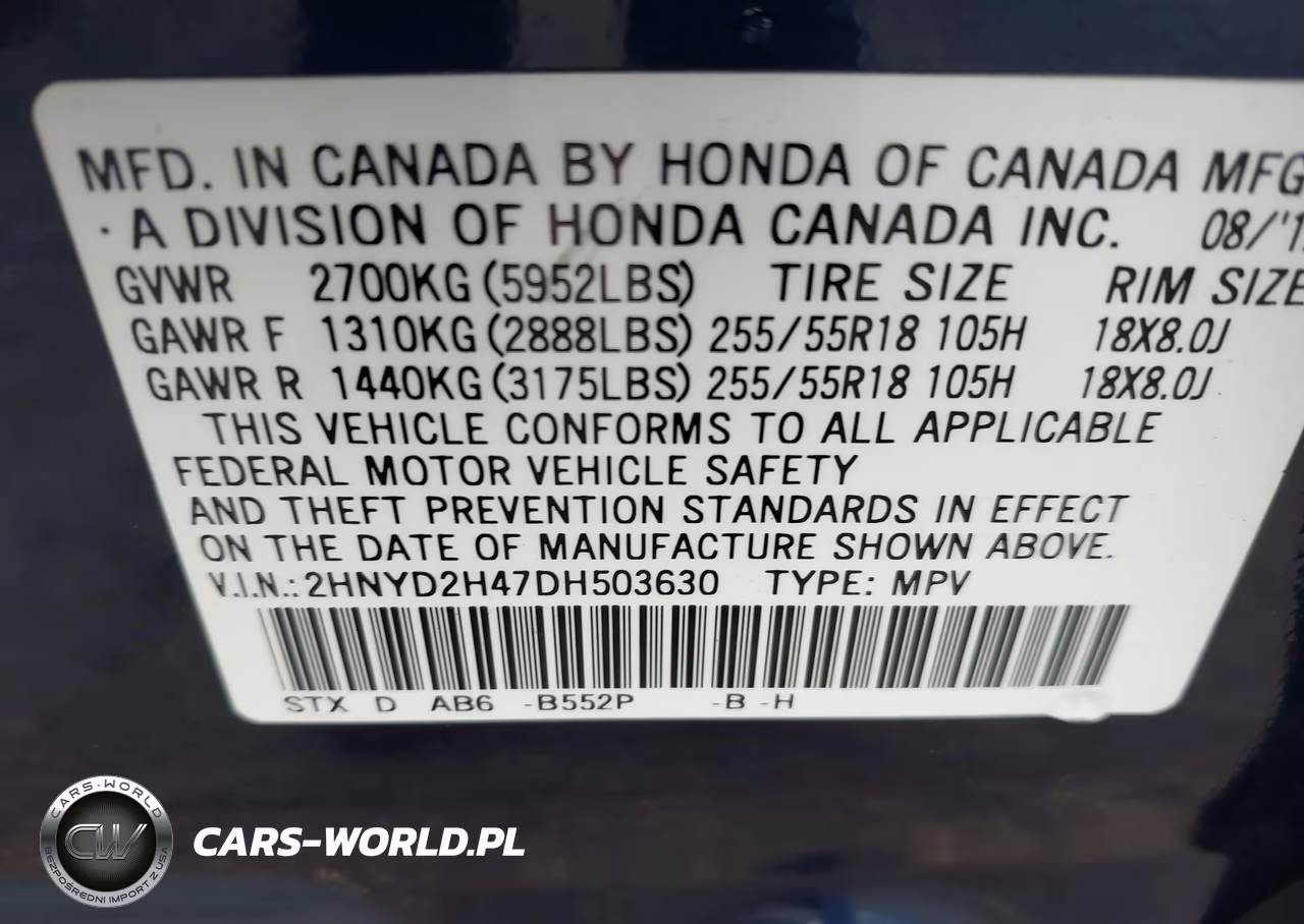 2013 Acura Mdx Technology Package VIN:2HNYD2H47DH503630 - 9