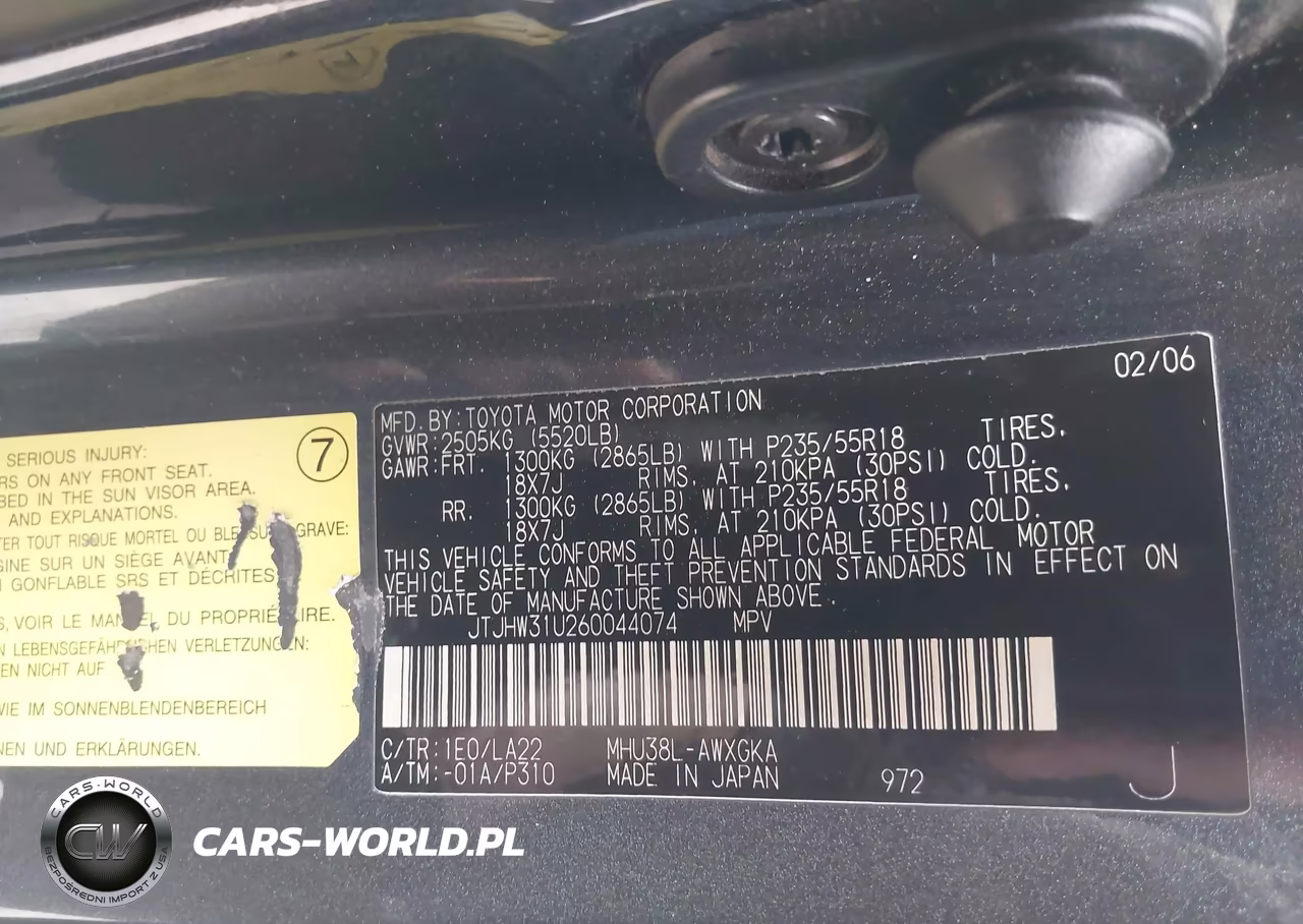 2006 Lexus Rx 400H VIN:JTJHW31U260044074 - 9