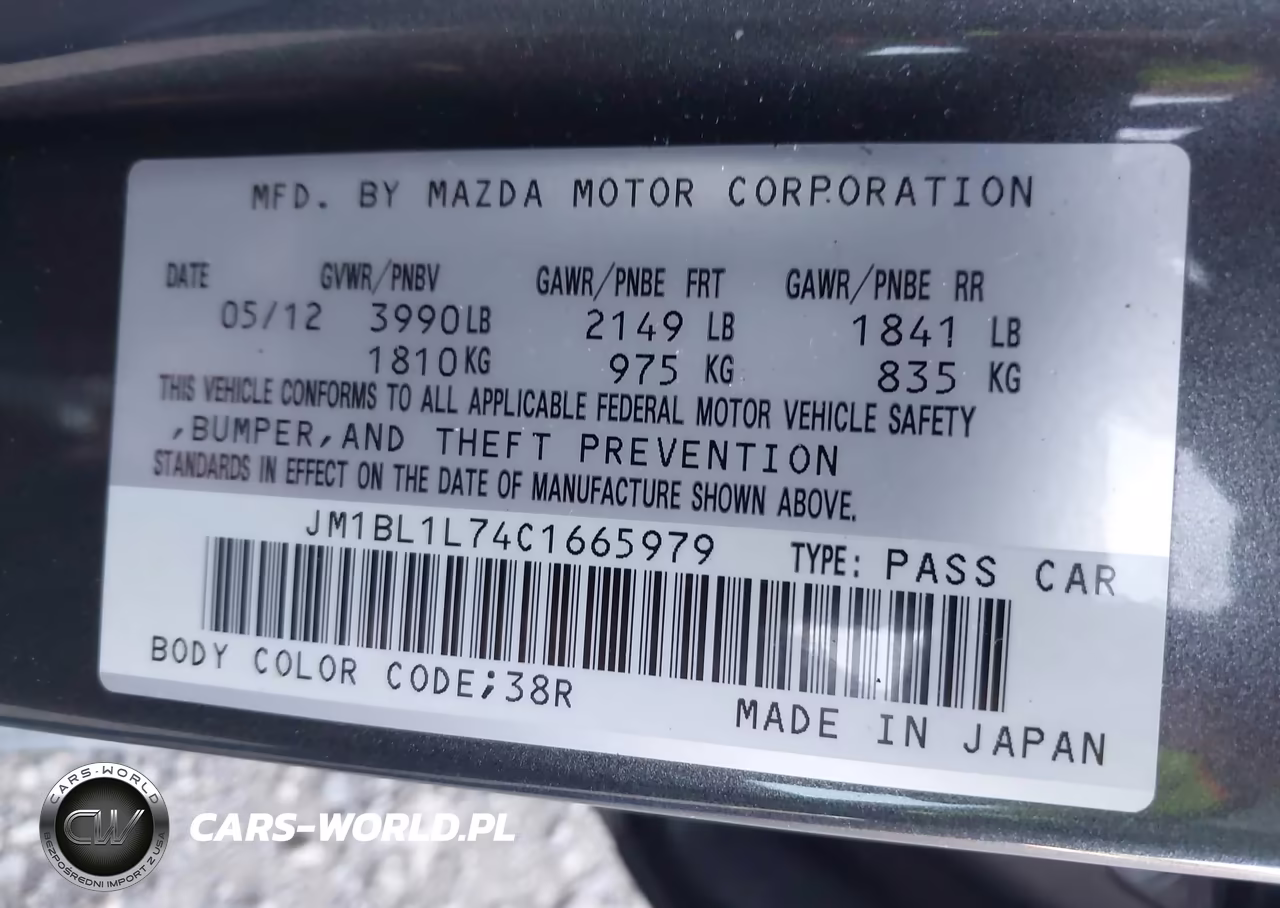 2012 Mazda Mazda3 I Touring VIN:JM1BL1L74C1665979 - 9