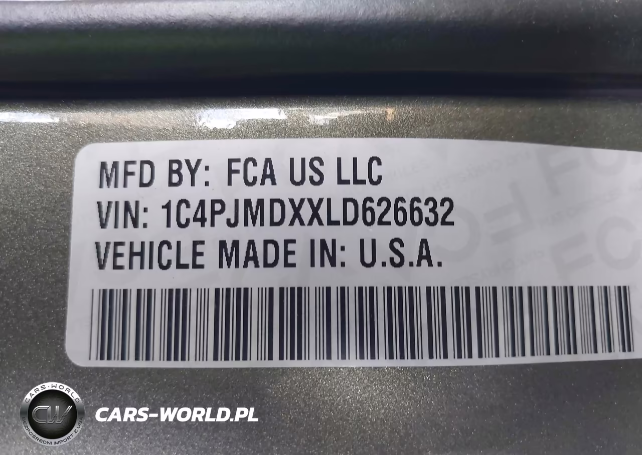 2020 Jeep Cherokee Limited 4X4 VIN:1C4PJMDXXLD626632 - 9