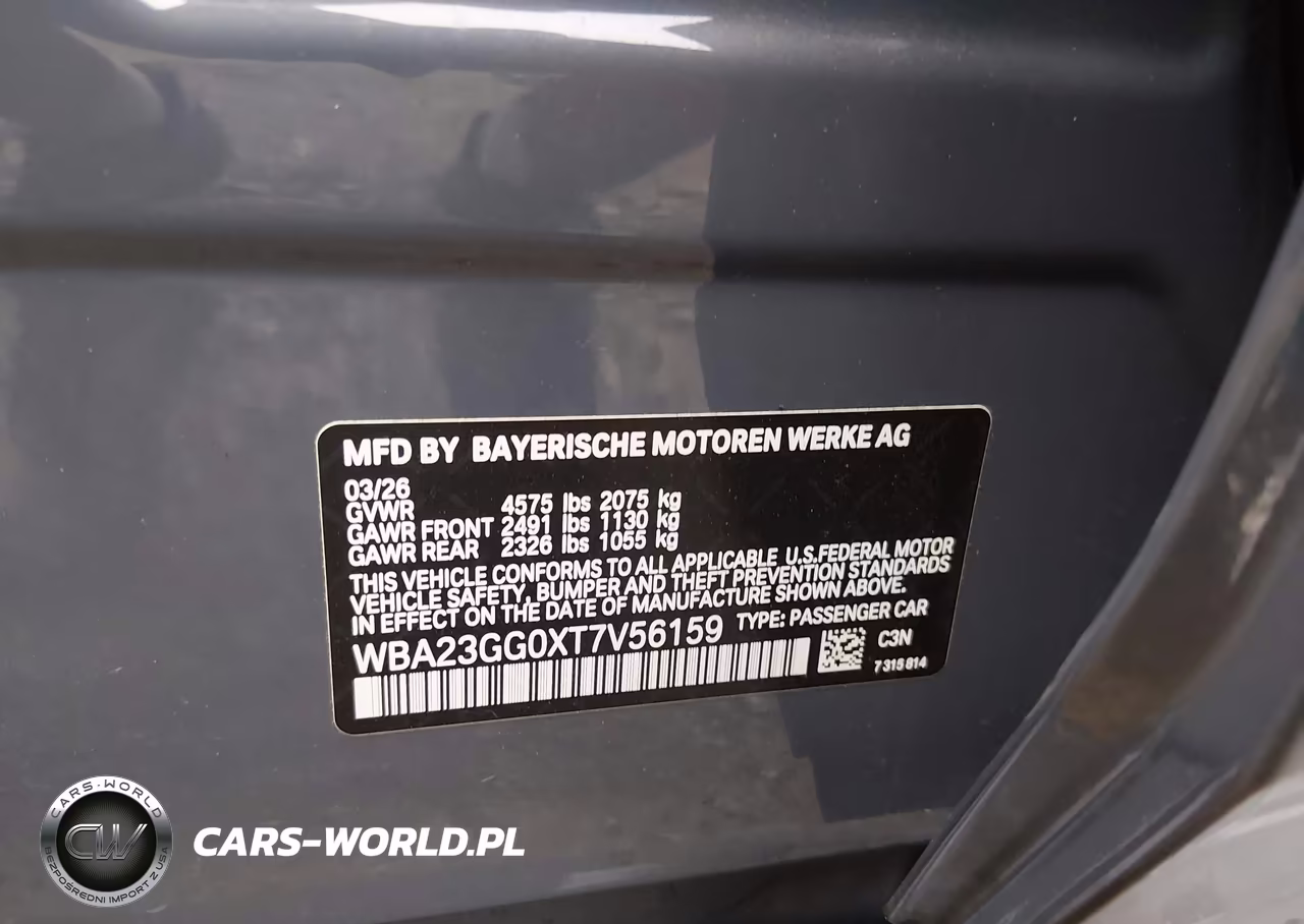 2026 BMW 228 Gran Coupe xDrive VIN:WBA23GG0XT7V56159 - 9