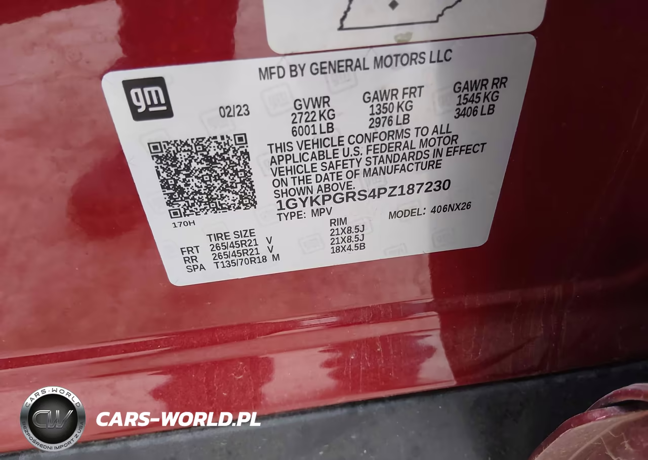 2023 Cadillac Xt6 Awd Sport VIN:1GYKPGRS4PZ187230 - 9