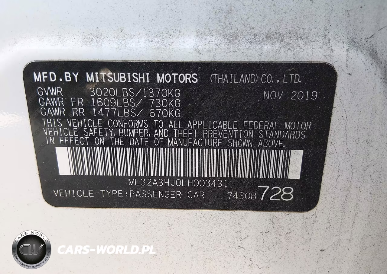 2020 Mitsubishi Mirage Es VIN:ML32A3HJ0LH003431 - 9