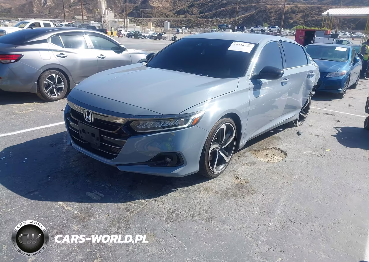 2021 Honda Accord Sport VIN:1HGCV1F31MA029613 - 2