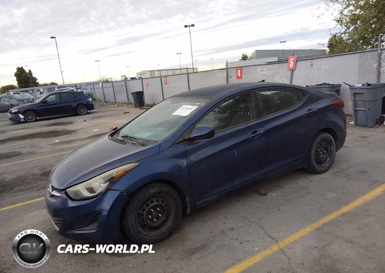 2016 Hyundai Elantra Se VIN:5NPDH4AE6GH739611 - 2