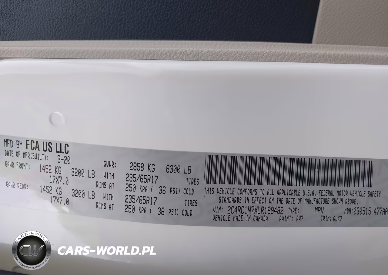 2020 Chrysler Pacifica Hybrid Limited VIN:2G4RC1N7XLR199482 - 9
