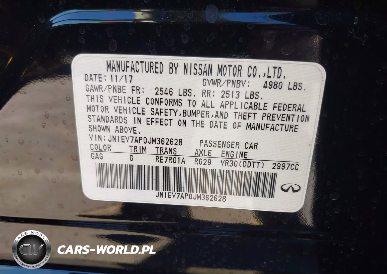 2018 Infiniti Q50 3.0T Luxe VIN:JN1EV7AP0JM362628 - 9