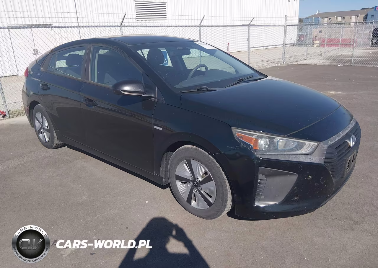 2018 Hyundai Ioniq Hybrid Blue VIN:KMHC65LC9JU075476 - 1