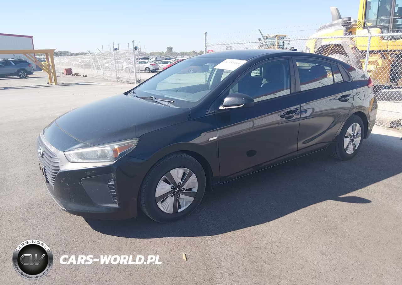 2018 Hyundai Ioniq Hybrid Blue VIN:KMHC65LC9JU075476 - 2
