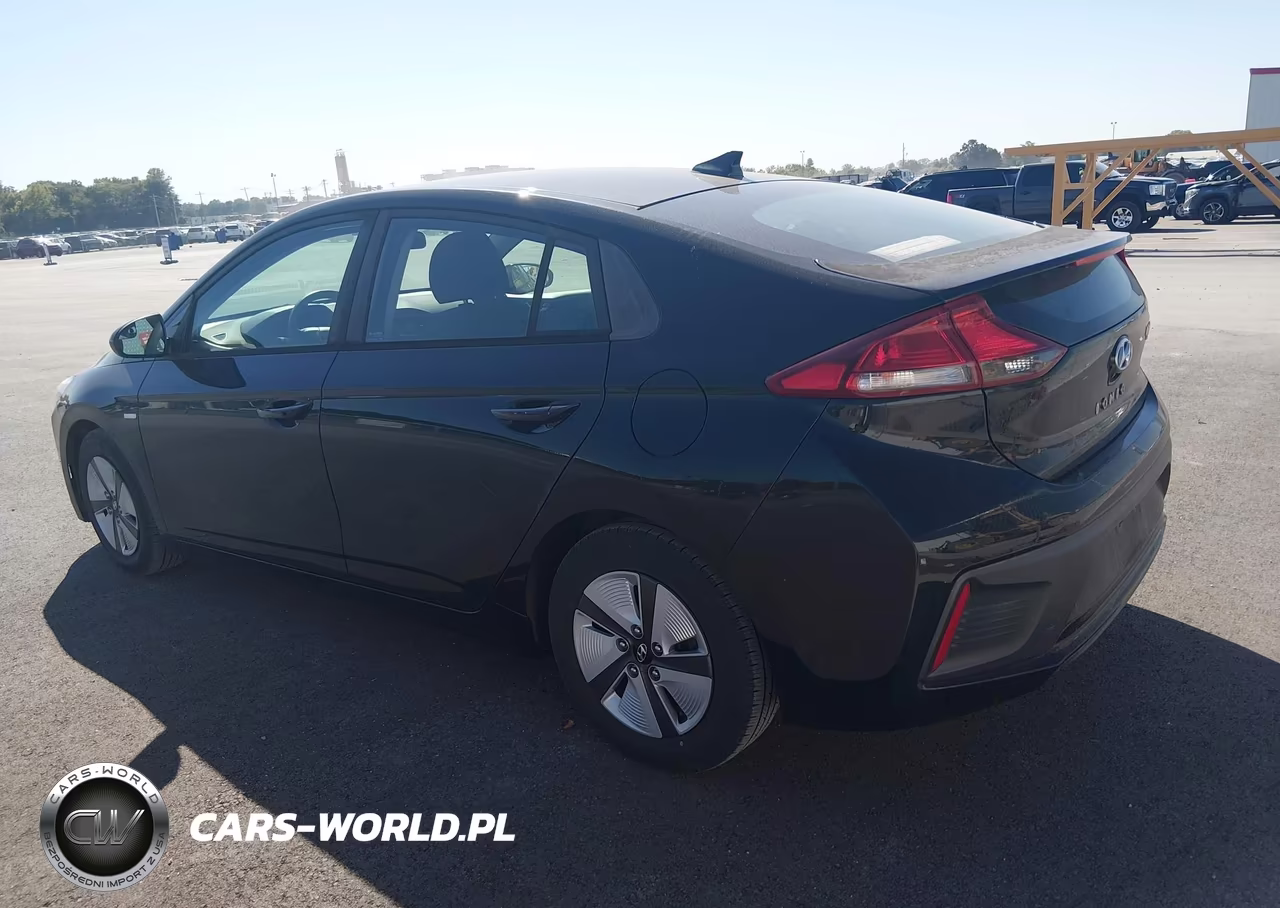 2018 Hyundai Ioniq Hybrid Blue VIN:KMHC65LC9JU075476 - 3