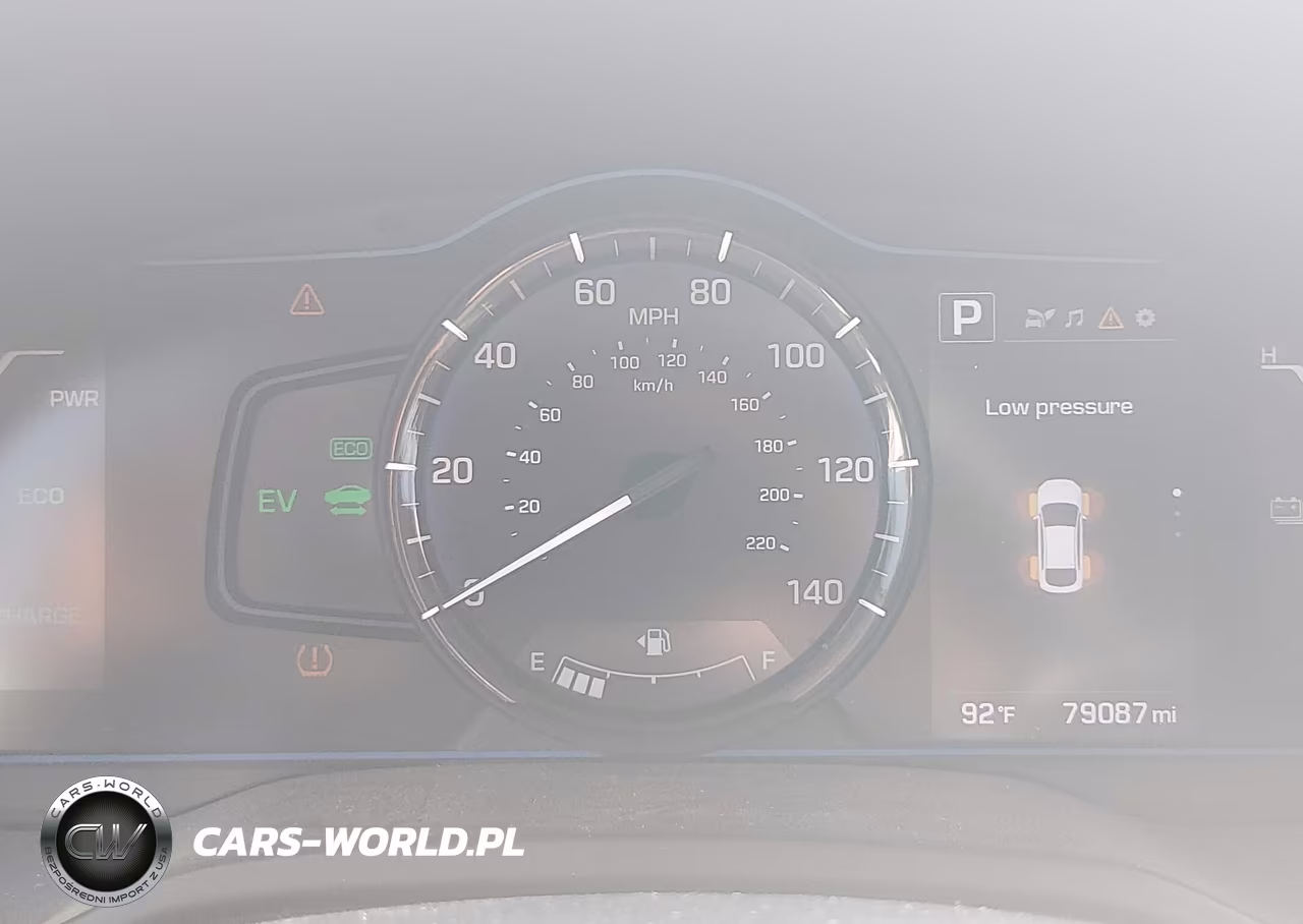 2018 Hyundai Ioniq Hybrid Blue VIN:KMHC65LC9JU075476 - 7