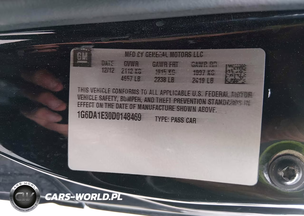 2013 Cadillac Cts Standard VIN:1G6DA1E30D0148469 - 9