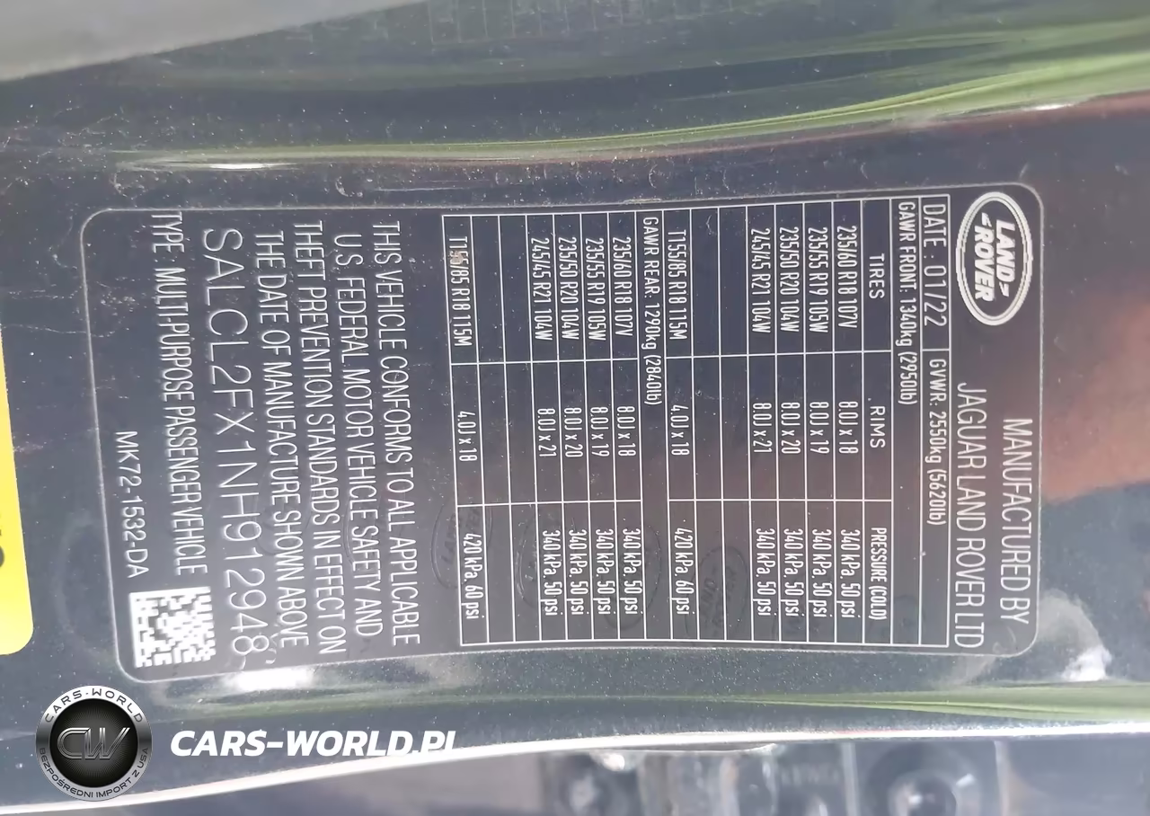 2022 Land Rover Discovery Sport Se R-Dynamic VIN:SALCL2FX1NH912948 - 9
