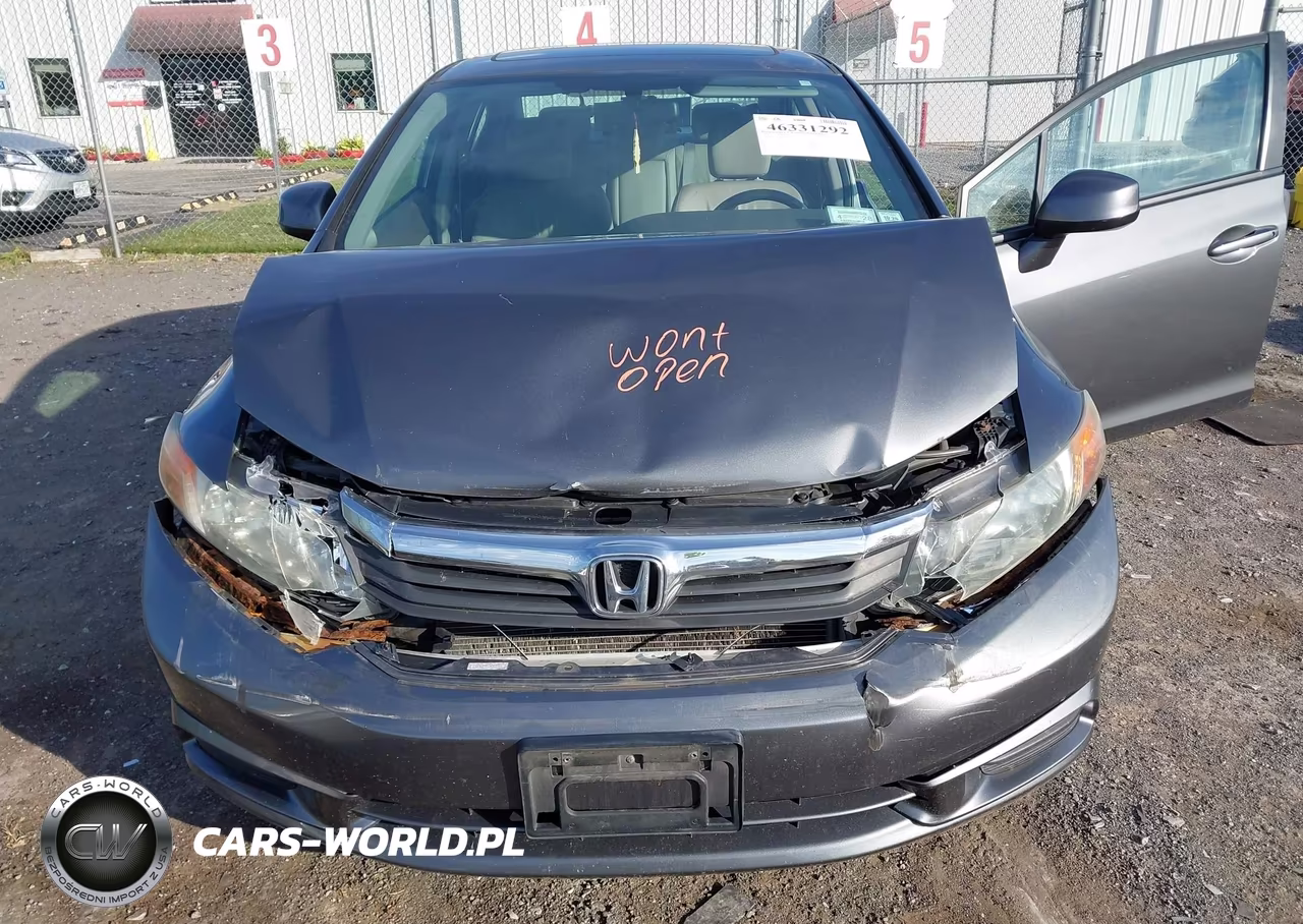 2012 Honda Civic Ex-L VIN:2HGFB2F95CH307784 - 10