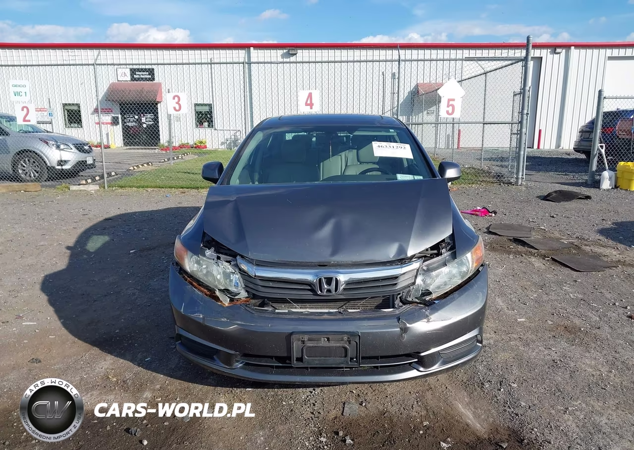 2012 Honda Civic Ex-L VIN:2HGFB2F95CH307784 - 12
