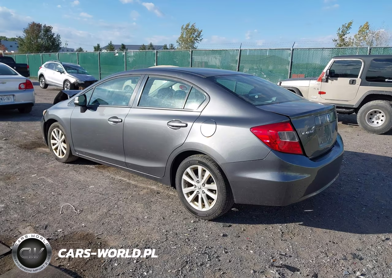 2012 Honda Civic Ex-L VIN:2HGFB2F95CH307784 - 3