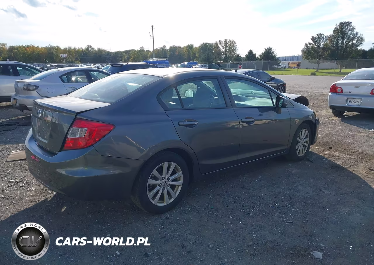 2012 Honda Civic Ex-L VIN:2HGFB2F95CH307784 - 4