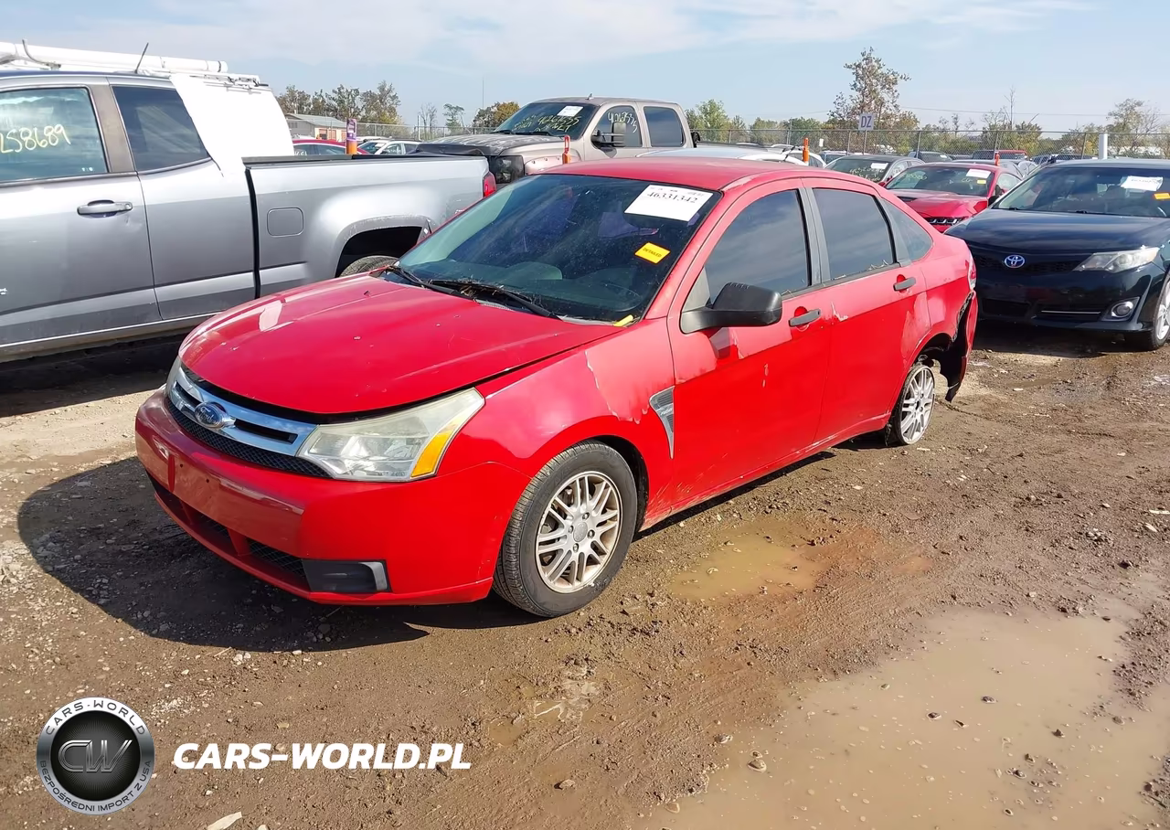 2008 Ford Focus Se-Ses VIN:1FAHP35N78W171086 - 2