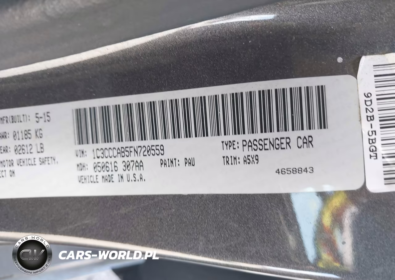 2015 Chrysler 200 Limited VIN:1C3CCCAB5FN720559 - 9