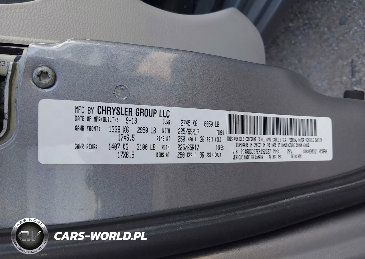 2014 Dodge Grand Caravan Sxt VIN:2C4RDGCG7ER152027 - 9