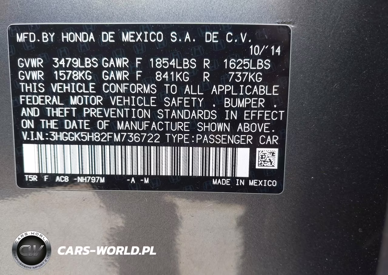 2015 Honda Fit Ex-Ex-L VIN:3HGGK5H82FM736722 - 9