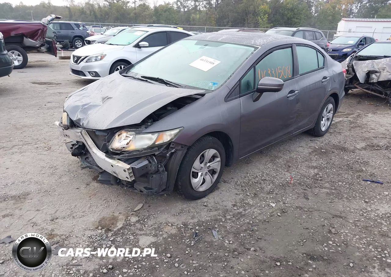 2015 Honda Civic Lx VIN:19XFB2F55FE081032 - 2