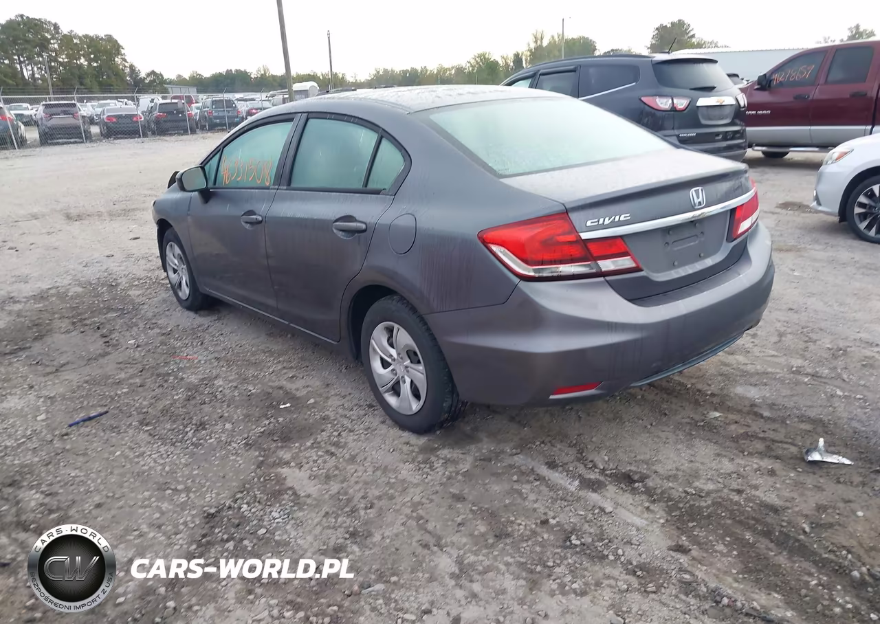 2015 Honda Civic Lx VIN:19XFB2F55FE081032 - 3