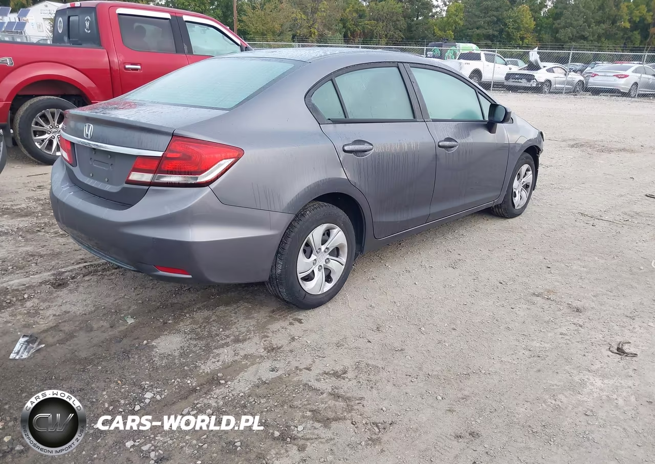 2015 Honda Civic Lx VIN:19XFB2F55FE081032 - 4