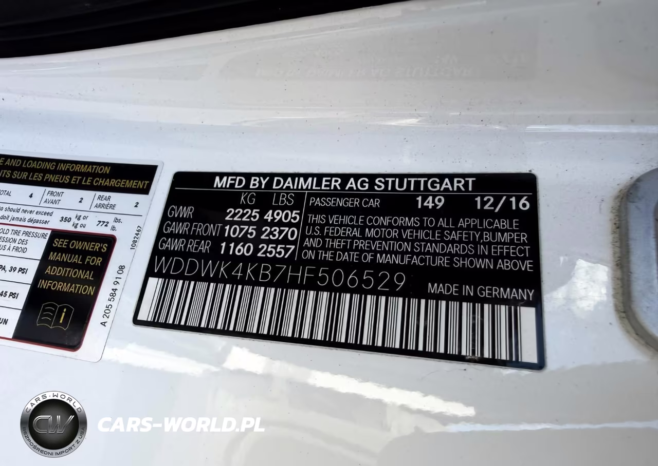 2017 Mercedes-Benz C 300 4Matic VIN:WDDWK4KB7HF506529 - 9