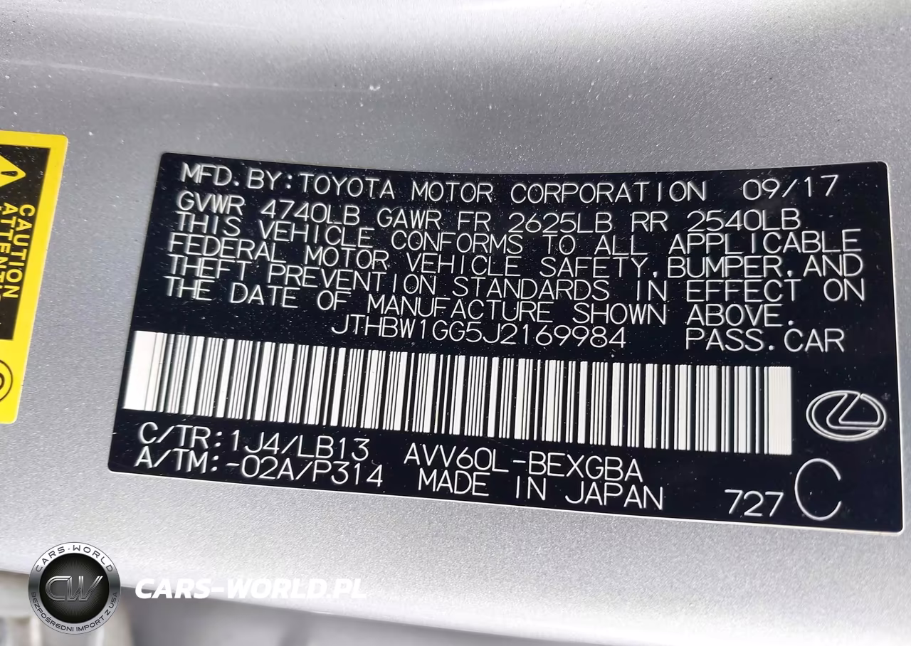 2018 Lexus Es 300H VIN:JTHBW1GG5J2169984 - 9