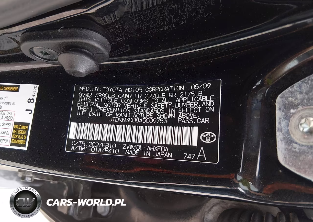 2010 Toyota Prius Iii VIN:JTDKN3DU8A5009753 - 9