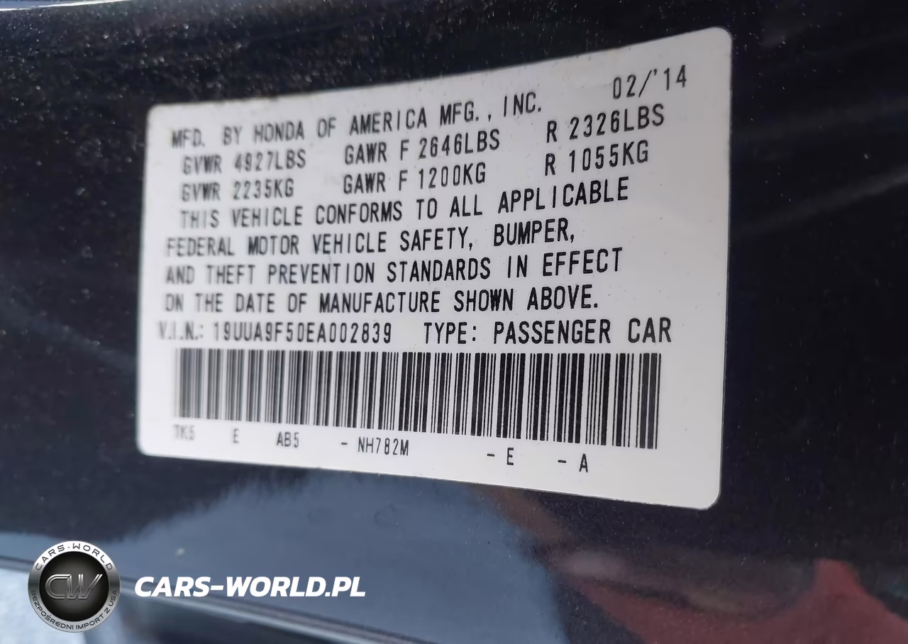 2014 Acura Tl 3.7 VIN:19UUA9F50EA002839 - 9