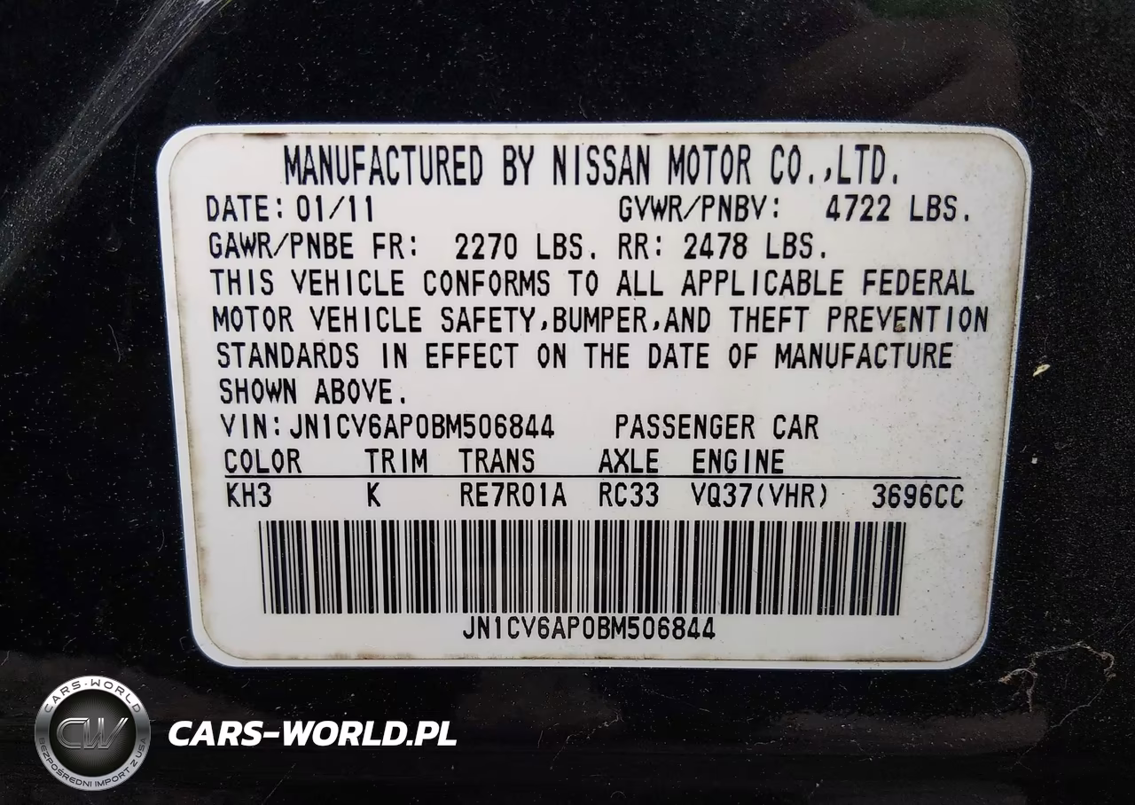 2011 Infiniti G37 Journey VIN:JN1CV6AP0BM506844 - 9