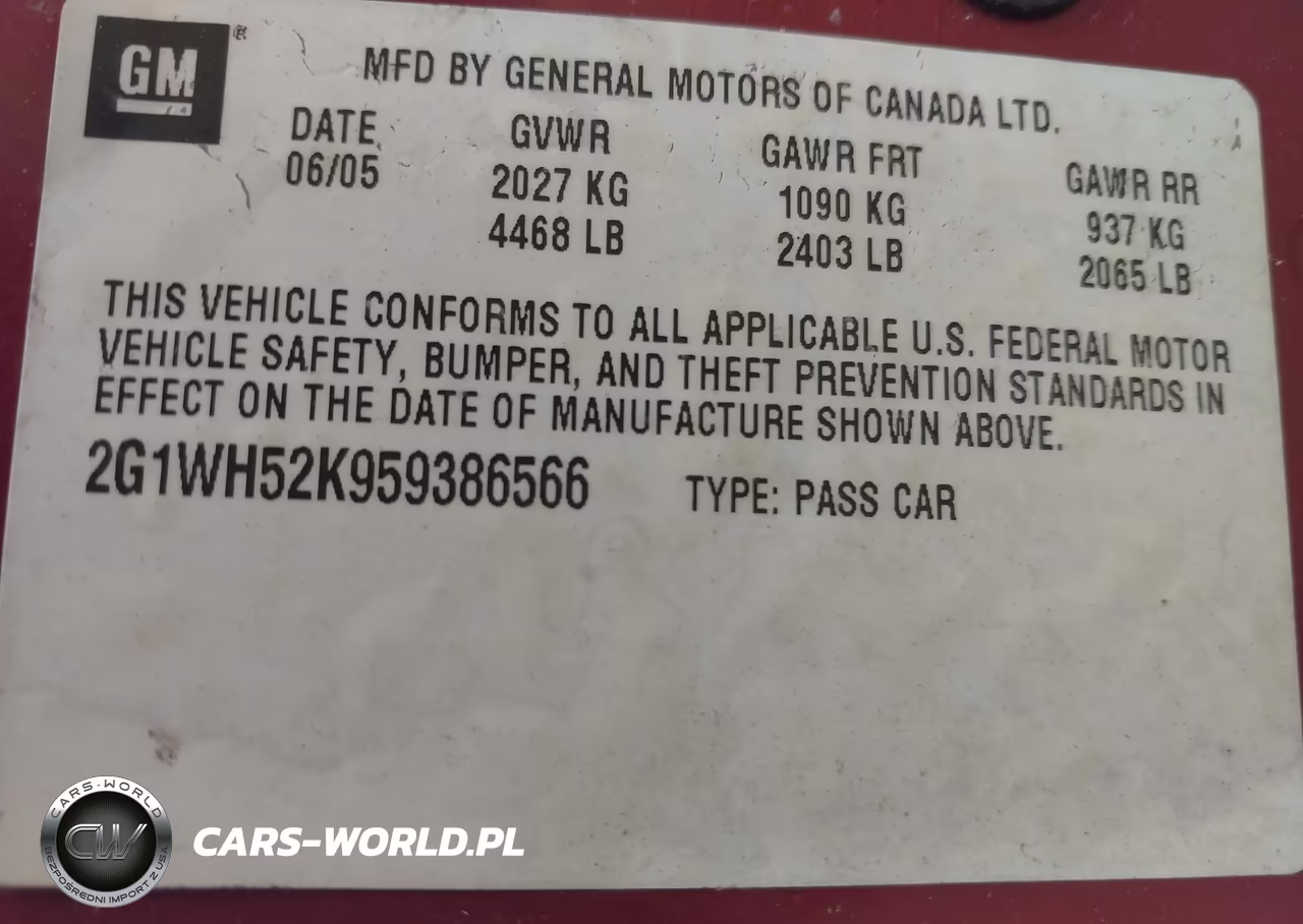 2005 Chevrolet Impala Ls VIN:2G1WH52K959386566 - 9