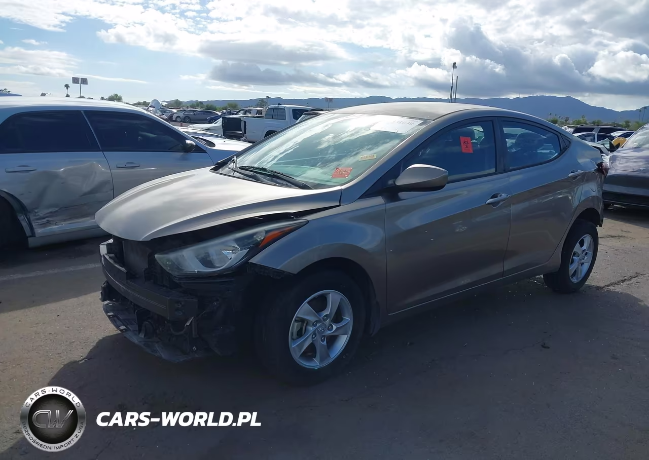 2014 Hyundai Elantra Se VIN:5NPDH4AE4EH518909 - 2
